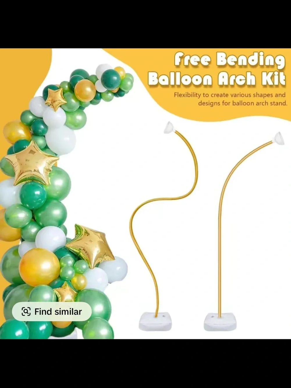 Gold Balloon Arch Kit